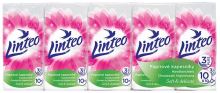 Kapesníčky papírové LINTEO, 3ply (CHEER), celofán, 1 x 10