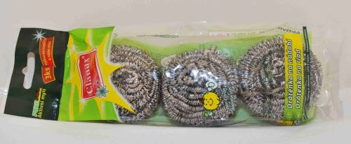 Drátěnka nerezová, 15 g, 3 ks/bal.